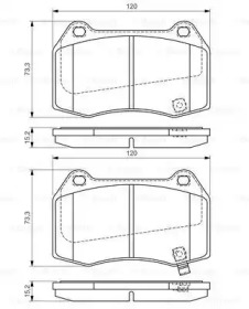 Дисковой тормозной механизм BOSCH для NISSAN 350 Z купе (Z33) 3.5