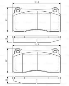 Запчасти для ТО BOSCH для JAGUAR XK 8 купе (X100) R 4,2