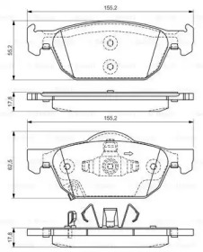 Запчасти для ТО BOSCH для HONDA CIVIC IX (FK) 1.4 i-VTEC (FK1)