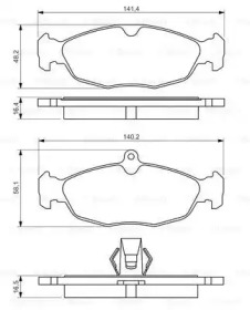 Запчасти для ТО BOSCH для JAGUAR XK 8 купе (X100) R 4,2
