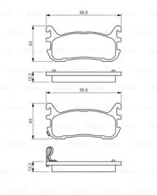 Запчасти для ТО BOSCH для MAZDA MX-5 I (NA) 1.8
