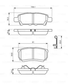 Запчасти для ТО BOSCH для JEEP COMPASS (MK49) 2.4 4x4