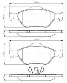 Запчасти для ТО BOSCH для FORD PUMA (EC_) 1.6 16V