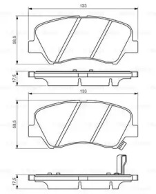 Запчасти для ТО BOSCH для KIA RIO III седан (UB) 1.2 CVVT