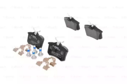 Тормозные колодки BOSCH для VW POLO (6R, 6C) 1.4 BiFuel