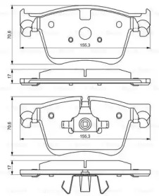 Запчасти для ТО BOSCH для PEUGEOT 308 SW II 1.6 THP 150
