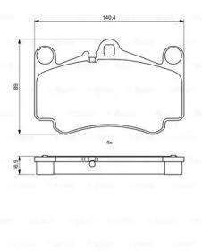 Запчасти для ТО BOSCH для PORSCHE 911 Кабриолет (997) 3.8 Carrera 4S