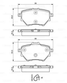 Запчасти для ТО BOSCH для PEUGEOT 308 SW II 1.6 THP 150