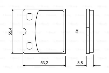 Запчасти для ТО BOSCH для JAGUAR XK Кабриолет (X150) 5.0 XKR-S