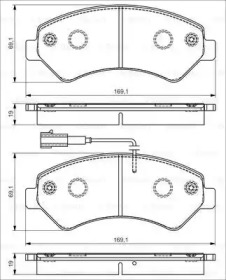 Запчасти для ТО BOSCH для PEUGEOT BOXER c бортовой платформой/ходовая часть 2.2 HDi 110