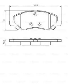 Запчасти для ТО BOSCH для JEEP COMPASS (MK49) 2.4 4x4