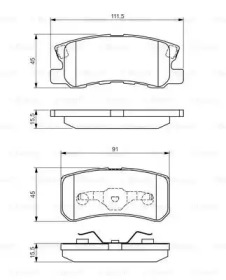 Запчасти для ТО BOSCH для JEEP COMPASS (MK49) 2.4 4x4