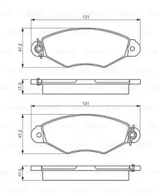 Запчасти для ТО BOSCH для NISSAN KUBISTAR (X76) 1.5 dCi