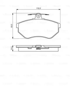 Дополнительные работы BOSCH для VW GOLF II (19E, 1G1) 1.8 GTI 16V