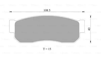 Дисковой тормозной механизм BOSCH для NISSAN SUNNY II Traveller (B12) 1.6 i 12V