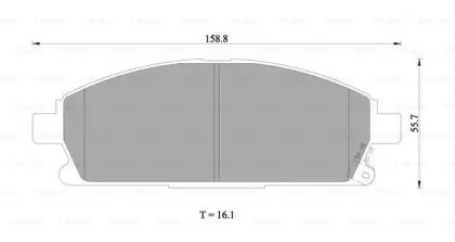 Запчасти для ТО BOSCH для NISSAN X-TRAIL (T30) 2.2 dCi 4x4