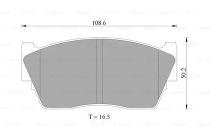 Тормозные колодки BOSCH для NISSAN SUNNY III Liftback (N14) 1.6 i