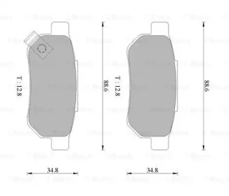 Запчасти для ТО BOSCH для HONDA CRX III (EH, EG) 1.6 i VTi (EG2)