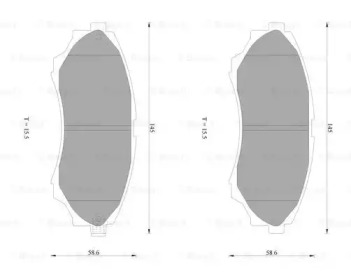 Дополнительные работы BOSCH для MAZDA BT-50 Пикап (CD, UN) 2.5 MRZ-CD