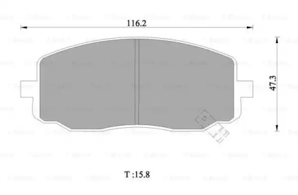 Запчасти для ТО BOSCH для KIA PICANTO (BA) 1.1 CRDi