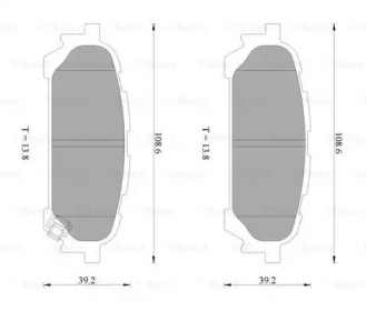 Дополнительные работы BOSCH для SUBARU IMPREZA седан (GD) 2.0 i AWD