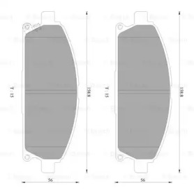 Запчасти для ТО BOSCH для NISSAN X-TRAIL (T30) 2.2 dCi 4x4