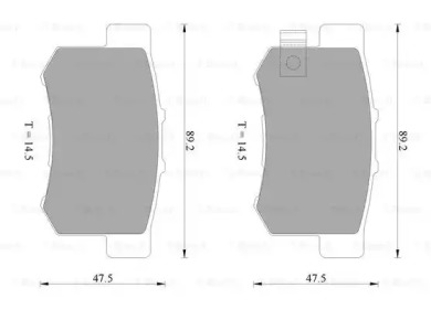 Запчасти для ТО BOSCH для HONDA ACCORD V купе (CD) 2.2 i ES (CD7)