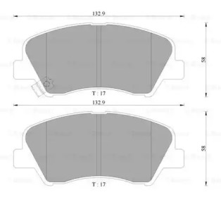 Запчасти для ТО BOSCH для KIA RIO III седан (UB) 1.2 CVVT