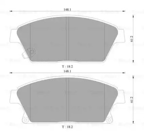 Дисковой тормозной механизм BOSCH для CHEVROLET CRUZE Station Wagon (J308) 1.4