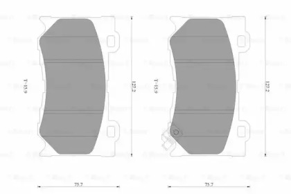 Дисковой тормозной механизм BOSCH для NISSAN 370 Z Roadster (Z34) 3.7