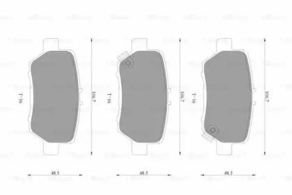 Дисковой тормозной механизм BOSCH для HONDA LEGEND IV (KB_) 3.5 V6 4WD (KB1)