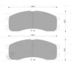 Запчасти для ТО BOSCH для MAZDA 626 III Hatchback (GD) 2.0 16V