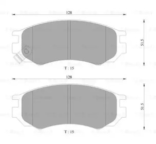 Дисковой тормозной механизм BOSCH для NISSAN ALMERA I Hatchback (N15) 2.0 GTi
