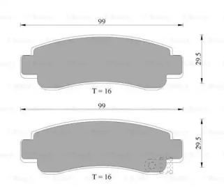 Запчасти для ТО BOSCH для NISSAN SUNNY III Liftback (N14) 2.0 i 16V
