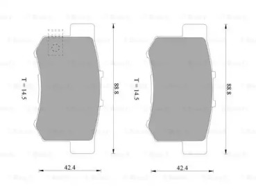 Запчасти для ТО BOSCH для HONDA ACCORD V купе (CD) 2.2 i ES (CD7)