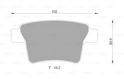 Дисковой тормозной механизм BOSCH для JAGUAR X-TYPE Estate (X400) 2.0 D