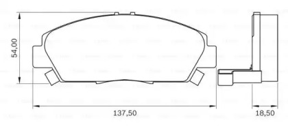 Запчасти для ТО BOSCH для HONDA ACCORD V купе (CD) 2.2 i ES (CD7)