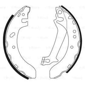 Барабанный тормозной механизм BOSCH для FORD ESCORT VII (GAL, AAL, ABL) 1.8 16V