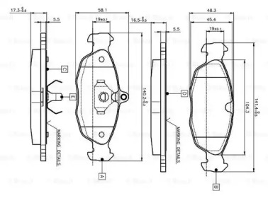 Запчасти для ТО BOSCH для JAGUAR XK 8 купе (X100) R 4,2