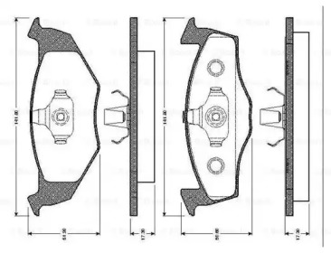 Запчасти для ТО BOSCH для VW POLO (6N1) 64 1.9 D