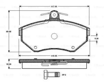 Дополнительные работы BOSCH для VW GOLF II (19E, 1G1) 1.8 GTI 16V