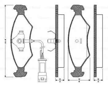 Запчасти для ТО BOSCH для FORD FIESTA III (GFJ) 1.6