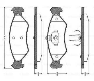 Запчасти для ТО BOSCH для MAZDA 121 III (JASM, JBSM) 1.8 D