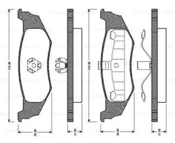 Запчасти для ТО BOSCH для DODGE NEON 2.0 16V