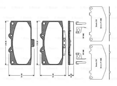 Запчасти для ТО BOSCH для SUBARU IMPREZA седан (GD) 2.0 WRX Turbo AWD