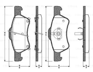 Запчасти для ТО BOSCH для DODGE CARAVAN (RG_) 3.3 AWD