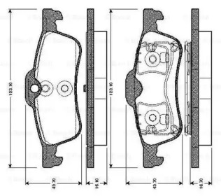 Дисковой тормозной механизм BOSCH для MINI MINI Кабриолет (R52) Cooper