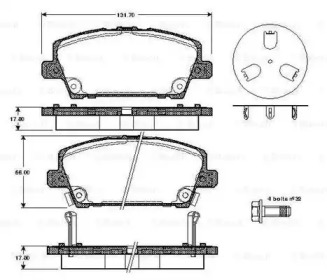 Дополнительные работы BOSCH для HONDA CIVIC VIII Hatchback (FN, FK) 2.2 CTDi (FK3)
