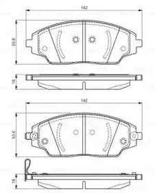 Запчасти для ТО BOSCH для CHEVROLET COBALT 1.5