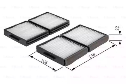 Фильтр салона BOSCH для MAZDA 626 V Station Wagon (GW) 1.8